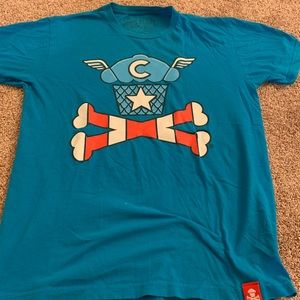 Johnny Cupcakes “Captain America” size Med shirt